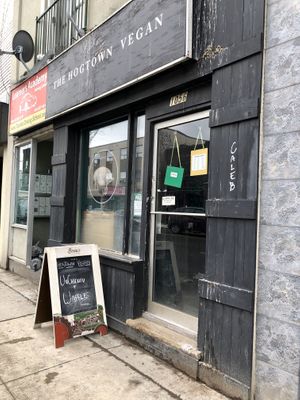 College  at The Hogtown Vegan in Toronto