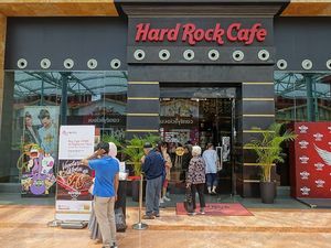 restaurant exterior at Hard Rock Cafe - Sentosa in Central Singapore