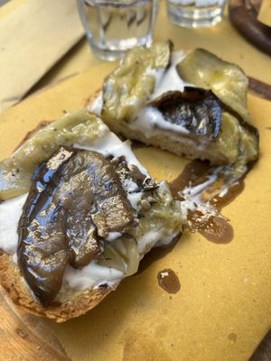 Crostone vegano   at La Taverna di Re Artù in Pienza