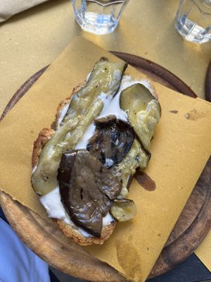 Crostone vegano   at La Taverna di Re Artù in Pienza