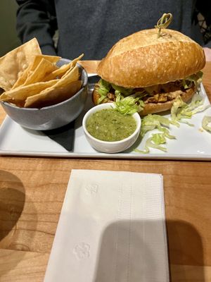 Torta can be vegan, you need to ask for no cheese.   at Taps & Tacos in Port Moody