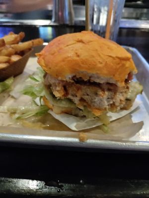 Not a very good photo but it was delicious! Vegan chicken at Flippin' Good in Las Vegas