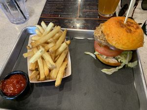 «Chicken» sandwich  at Flippin' Good in Las Vegas
