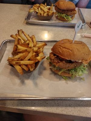 Chicken burger at Flippin' Good in Las Vegas