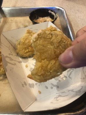 Fried pickles  at Flippin' Good in Las Vegas