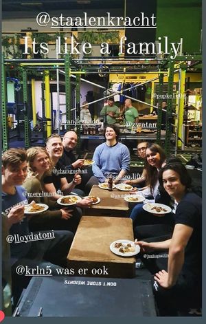 Catering for the aftermath of the mockmeet at vegan gym @staalenkracht. at Backstage Vegan Kitchen in Rotterdam