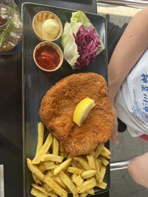 Schnitzel  at Backstage Vegan Kitchen in Rotterdam