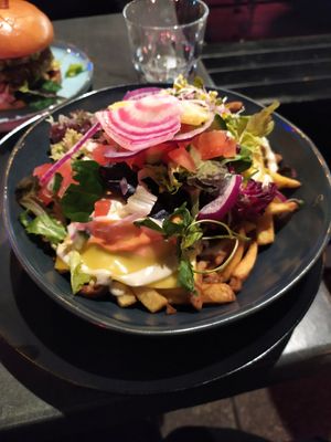 Kapsalon, my dear new friend at Backstage Vegan Kitchen in Rotterdam