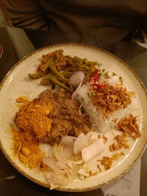 Rendang at Backstage Vegan Kitchen in Rotterdam