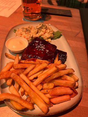 marble ribs  at Backstage Vegan Kitchen in Rotterdam