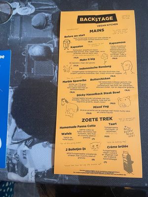  at Backstage Vegan Kitchen in Rotterdam