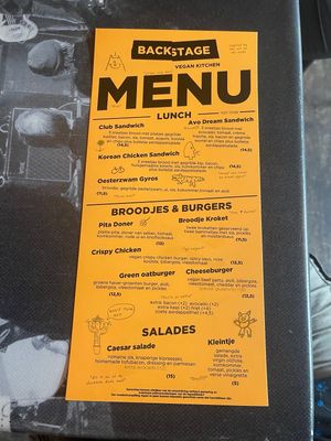  at Backstage Vegan Kitchen in Rotterdam