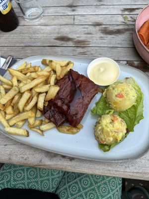 Marble Spareribss  at Backstage Vegan Kitchen in Rotterdam