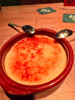 Creme brulee at Backstage Vegan Kitchen in Rotterdam