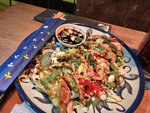 Gyoza at Backstage Vegan Kitchen in Rotterdam