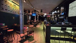 Interior at Backstage Vegan Kitchen in Rotterdam