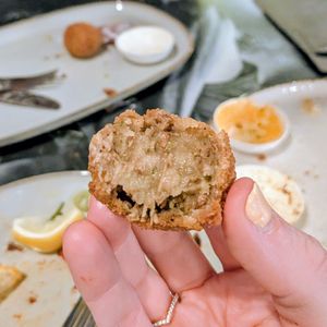 Bitterballen at Backstage Vegan Kitchen in Rotterdam