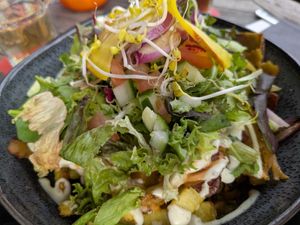 Kebab bowl at Backstage Vegan Kitchen in Rotterdam