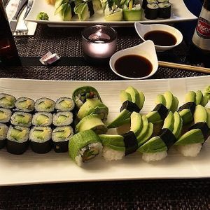 vegan sushi at Sakura in Fribourg