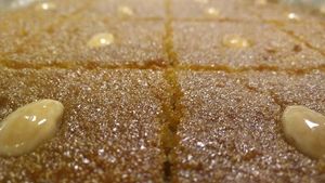 nammoura, basbouse, ravani at Punto Veg in Ferrara