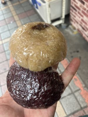 rice cakes (25 + 35 NT$)  at Sanshui Bakery in Taipei