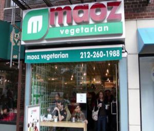 Maoz Vegetarian - Union Square at Maoz Vegetarian - Union Square in New York City