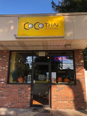 Entrance at Coco Thai Kitchen in Suffield