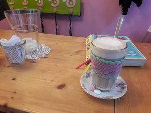 Café Latte with soy milk  at Radieschen in Bremen