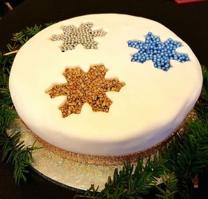 Christmas cake at 280 Bakes in Bristol