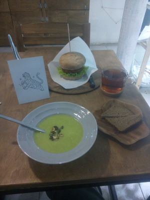 Tuesday business lunch :) at Secret Spot Cafe in Vladivostok