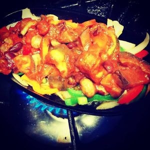 Veg Chilli Fajitas at Illegal Jack's in Edinburgh