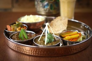 Thali at Hindusthali in Montreal