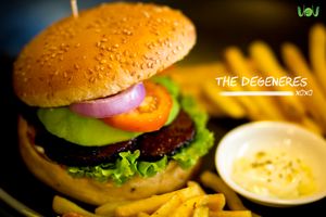 The Degeneres 
-----------------------------
For those of you that love the flavours of the sea but also love fish. This burger captures all the unique detailed tastes of seafood blended with the flavour of avocado but don't worry, Dory is safe! at The VOV in Negombo