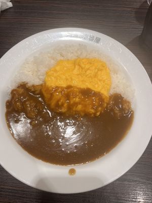 scrambled egg and veggie curry   at Coco Ichibanya - Sumida in Tokyo