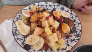 Spelt pancakes at Life Bar in Leuven