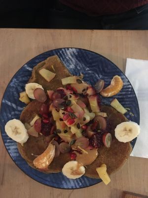 Spelt pancakes  at Life Bar in Leuven