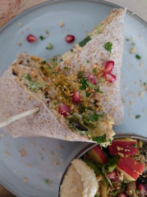 Falafel wrap at Life Bar in Leuven
