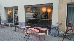 Outside at Life Bar in Leuven