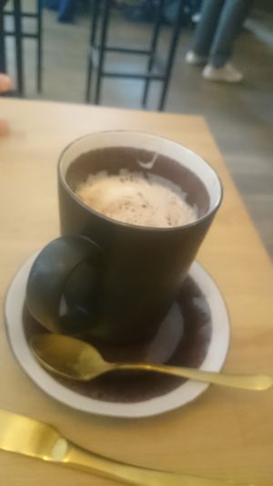 Hot chocolate milk... with a twist at Life Bar in Leuven