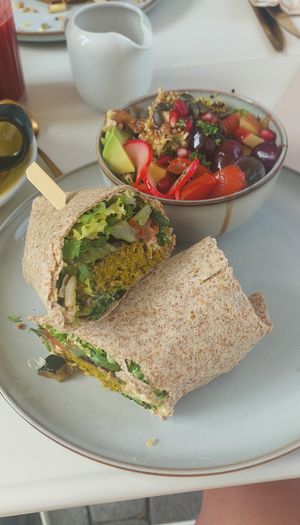 Wrap falafel at Life Bar in Leuven