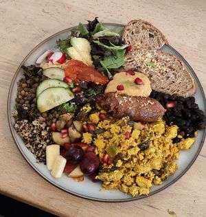 English breakfast at Life Bar in Leuven