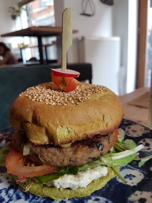 Dutch weedburger at Life Bar in Leuven