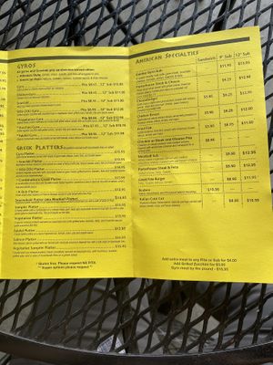   at Aleko's Village Cafe in Middletown