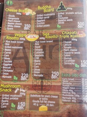 Pastas and risottos at Veggie Bar Aura in Prilep