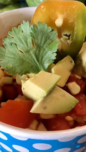 Raw Spicy Summertime Chili.....ohhh this baby is spiiiiiiicy....... at Vegan Farmacy in Fort Pierce