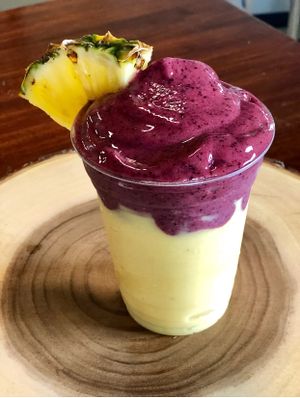 Purple Rain Smoothie....Purplelicious.... at Vegan Farmacy in Fort Pierce