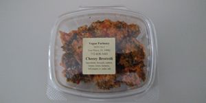 Cheesy Broccoli bites at Vegan Farmacy in Fort Pierce