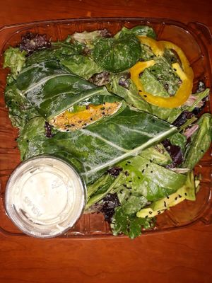 Save the tuna wrap with a side of cashew cheese.❤  at Vegan Farmacy in Fort Pierce