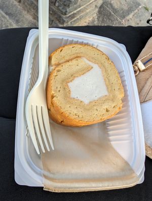 Rice cake roll at Gen 玄 in Kyoto