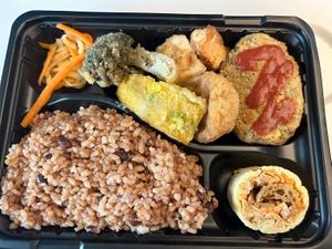 Hamburger steak bento  at Gen 玄 in Kyoto